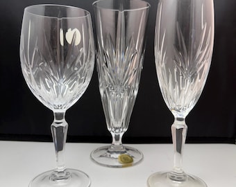 Verre cristal au plomb maison de princesse vintage - Reflets royaux - Vendu à l'unité
