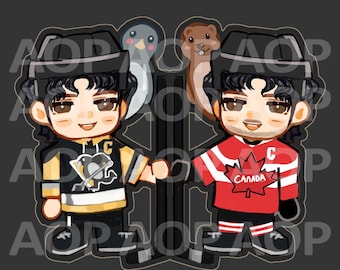Dwustronny brelok Sidney Crosby Penguins-Kanada