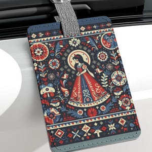 Rectangle Luggage Tag, Snow White Fairy Tale Travel Accessory, Bag Tag, Suitcase Identifier, Backpack Tag, Gift for Traveler
