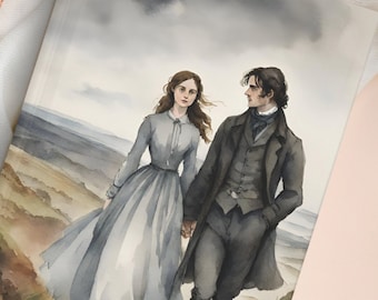 Wuthering Heights Journal: Emily Bronte, Moorland Reverie, Book Lover Gift