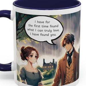 Mug, Anime Jane Eyre Coffee Mug, Gothic Literary Tea Cup, Charlotte Bronte Kitchenware Gift, Book Lover&#39;s Mug, Literary Gift, Novelty Tea