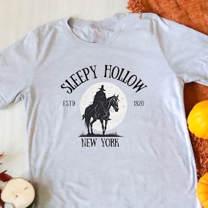 Sleepy Hollow, New York, Headless Horseman, Washington Irving,  Halloween, Unisex Jersey Short Sleeve Tee
