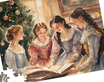 Little Women, Louisa May Alcott, Christmas, Holiday, Literary Puzzle (110, 252, 520 piece)