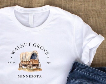 La petite maison dans la prairie, Walnut Grove, Minnesota, t-shirt, t-shirt, cadeau, livre