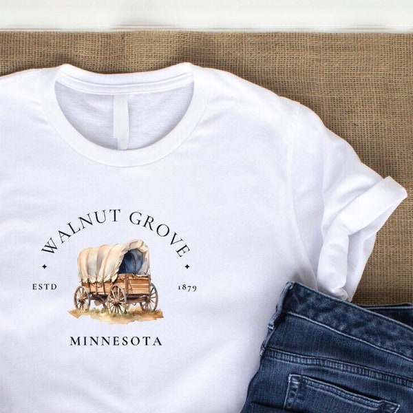 Little House on the Prairie, Walnut Grove, Minnesota, Camiseta, Camiseta, Regalo, Libro