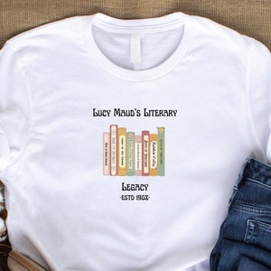 Anne of Green Gables, Book, Lucy Maud Montgomery, Short Sleeve, Tee, Tshirt, T-Shirt, Gift