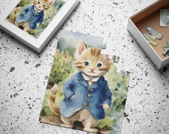 Tom Kitten Puzzle: Beatrix Potter Inspired 30-Piece Jigsaw