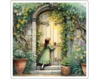 Secret Garden Stickers: Classic Literature Stationery, Scrapbook Decor