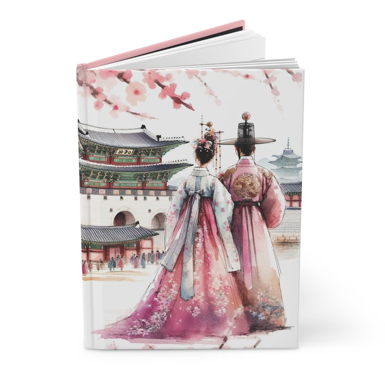 Seoul Joseon South Korea Hardcover Journal Matte, Gyeongbokgung Palace Stationery Notebook Diary, Kpop, KDrama, Travel Planner