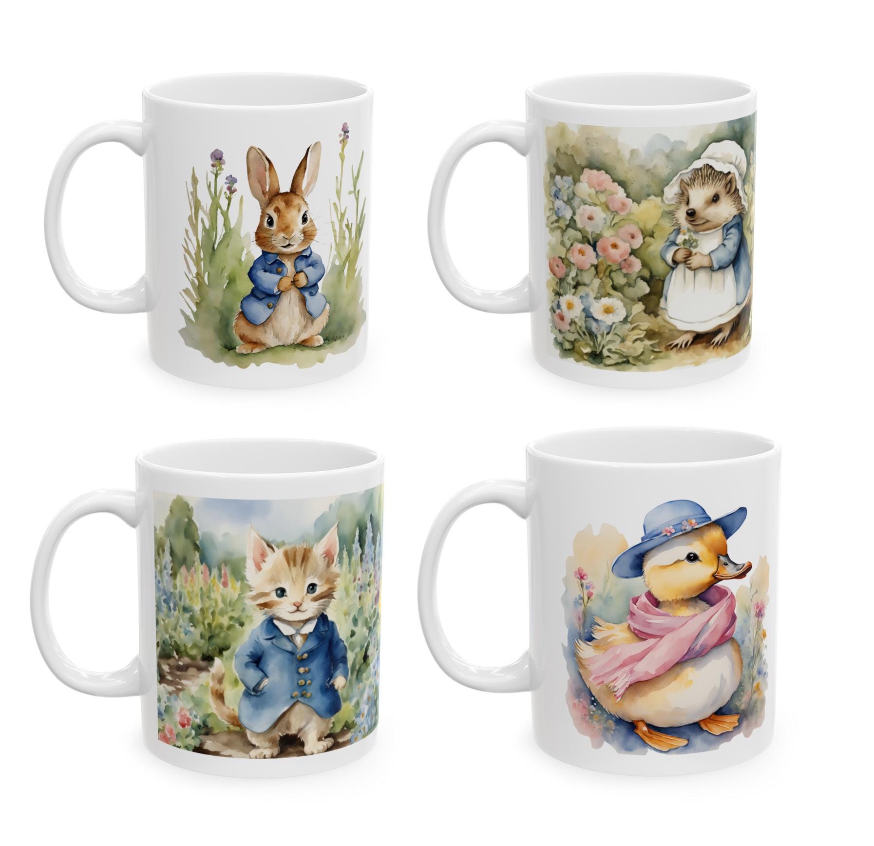 トム・キトゥン セラミックマグ：ビアトリクス・ポター風ドリンク