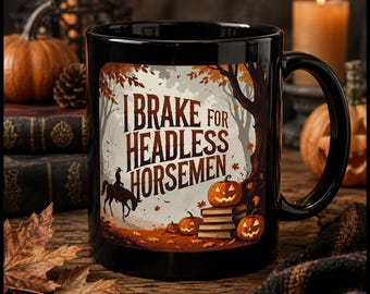Headless Horseman Coffee Mug: Sleepy Hollow Halloween Decor