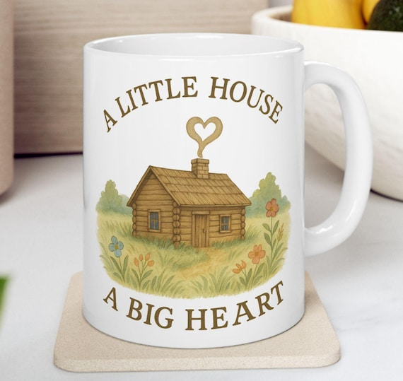 Prairie Cabin Mug: Little House Big Heart, Laura Ingalls Wilder Inspired -  Etsy Israel