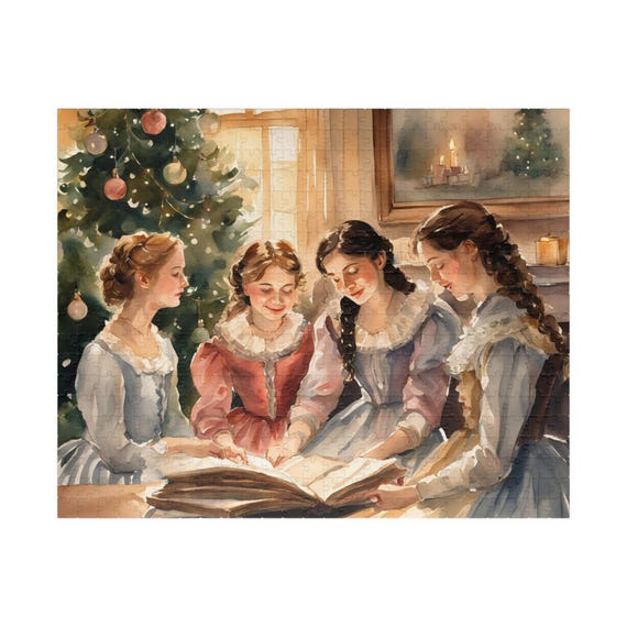 Piccole donne, Louisa May Alcott, Natale, Festa, Puzzle letterario