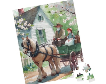 Anne of Green Gables - 1000 Piece Puzzle & Book Set Literary Gift