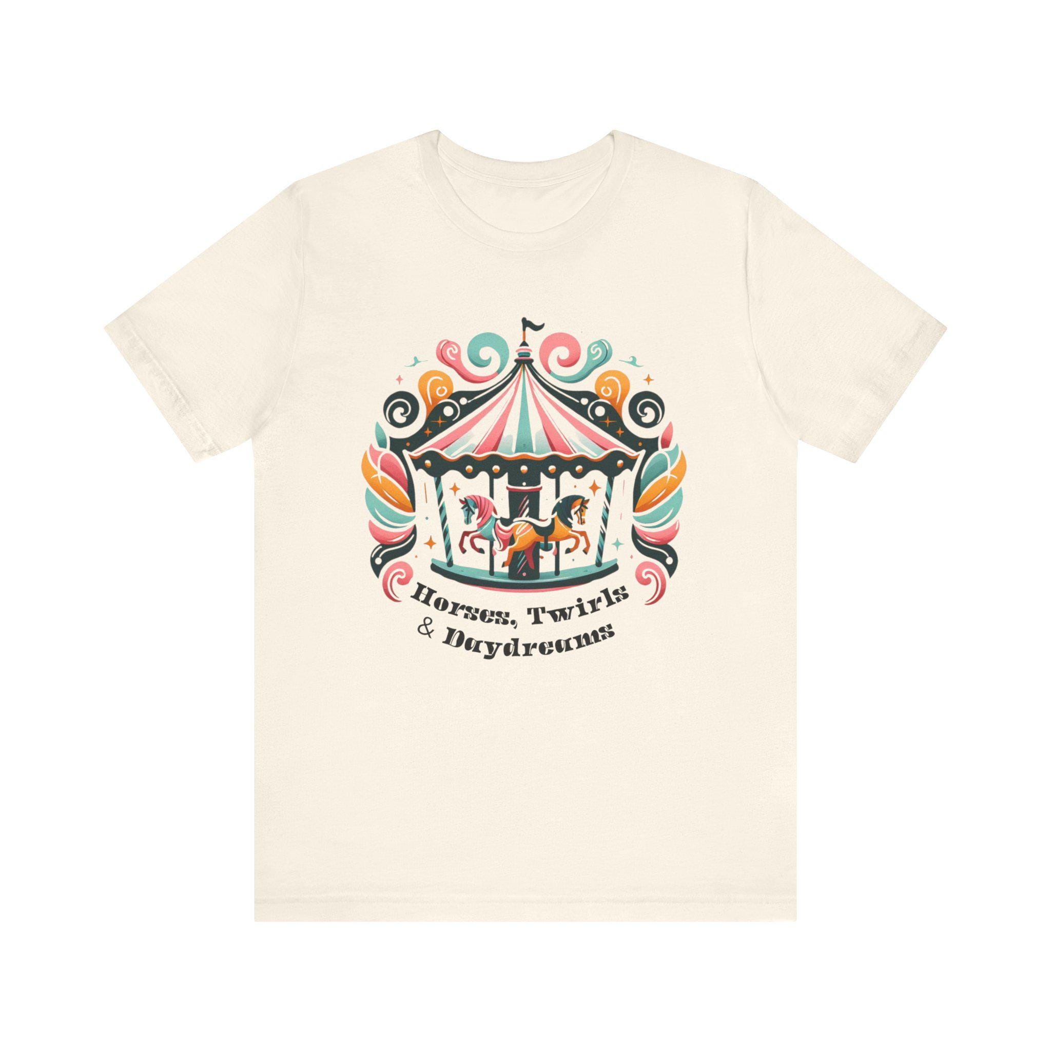 Whimsical Carnival Tee: Vintage Carousel Horse T-shirt - Etsy