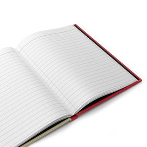 Rotkäppchen Hardcover Journal Matt, Notizbuch Tagebuch Geschenk Schreibwaren Blanko Seiten Bild 2