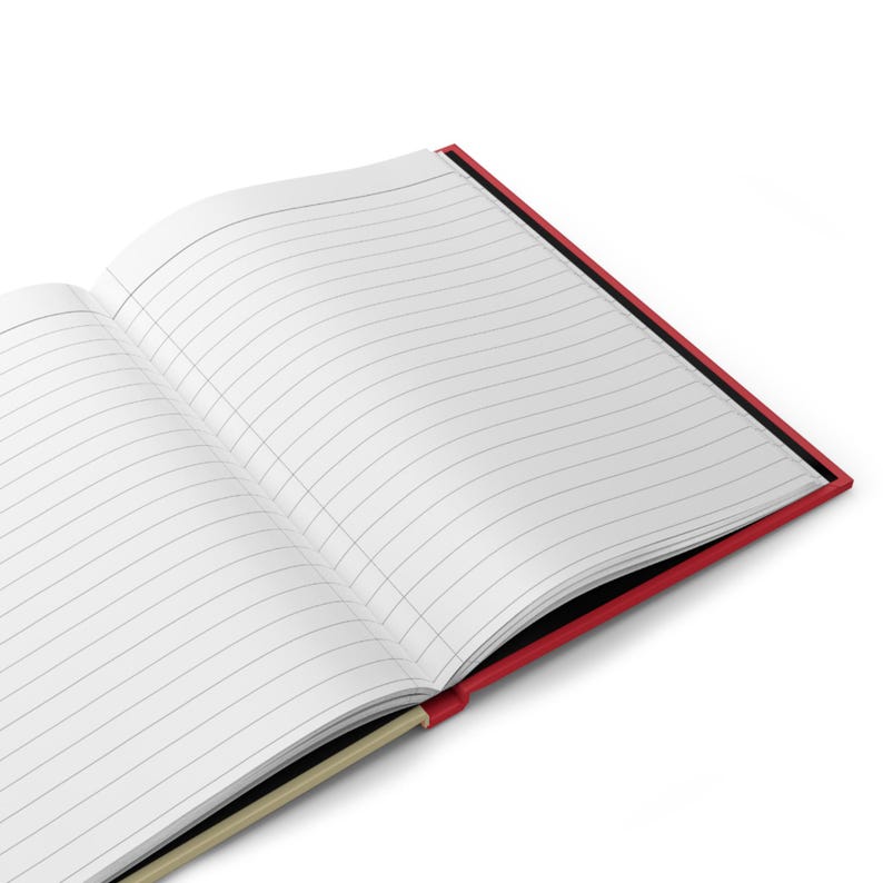 Rotkäppchen Hardcover Journal Matt, Notizbuch Tagebuch Geschenk Schreibwaren Blanko Seiten Bild 2