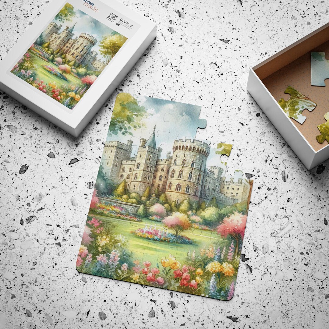 Windsor Castle Puzzle: British Educational Toy, Creative Kids