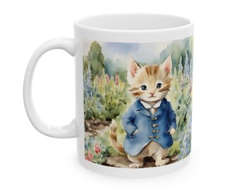 トム・キトゥン セラミックマグ：ビアトリクス・ポター風ドリンク