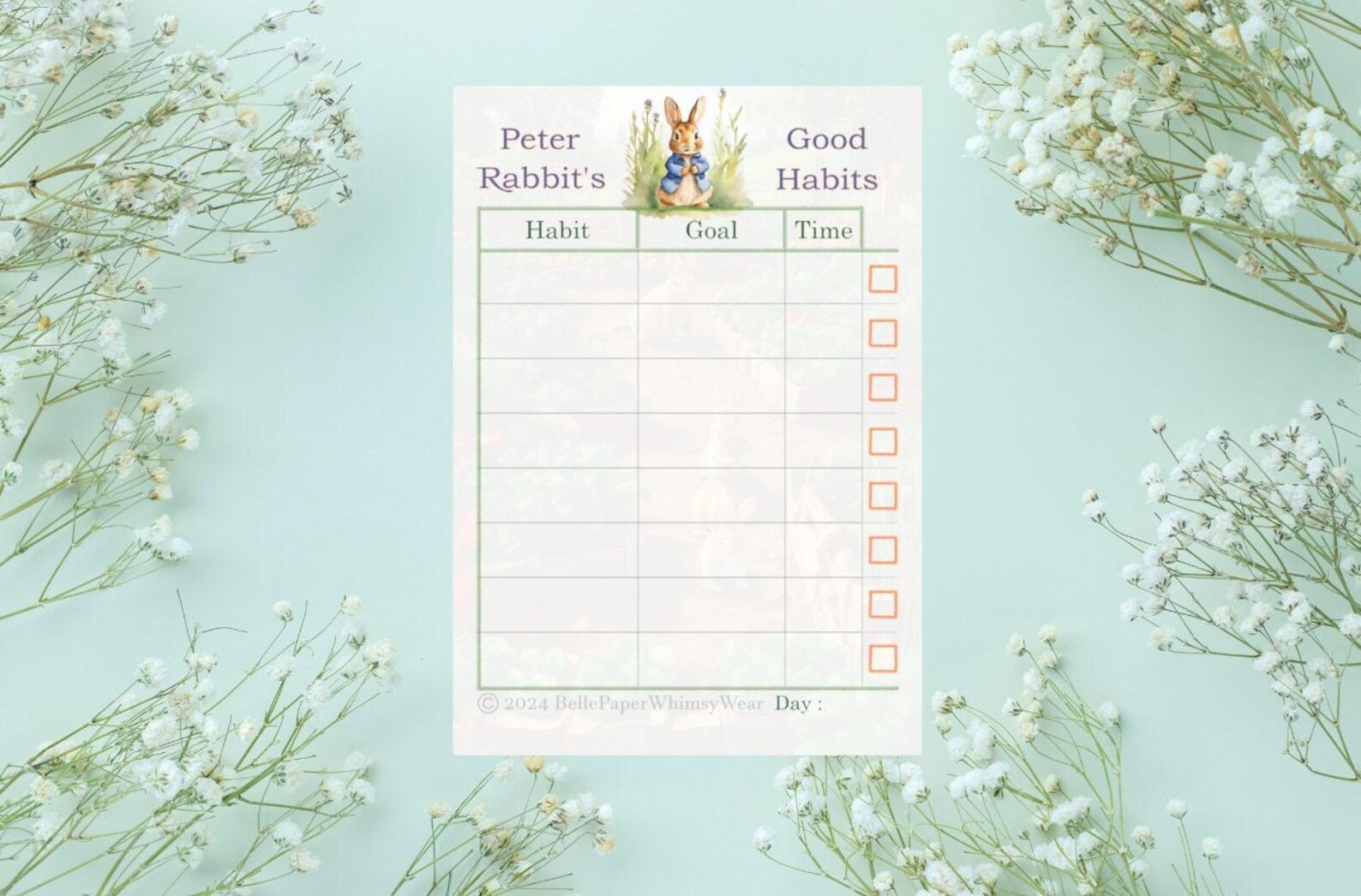 Peter Rabbit, to Do, Checklist, Goals, Habits, Beatrix Potter, Post-it ...