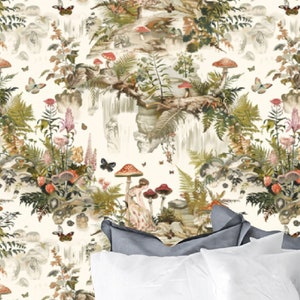 Girly Fairy Circle Wallpaper, Enchanted Woodland Faerie Garden, Forest Nymph Sprite Pixie Magical Creature: The Alta