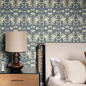 Transform your space with our Frog Wallpaper, seamlessly blending vintage Victorian charm with captivating frog patterns. Immerse yourself in Victorian garden ambiance that our dark frog wallpaper effortlessly creates.