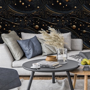Vintage Star Space Wallpaper, Planets Galaxy Astrological Chart, Celestial StarMap Starry Night Sky Map: The Nexys