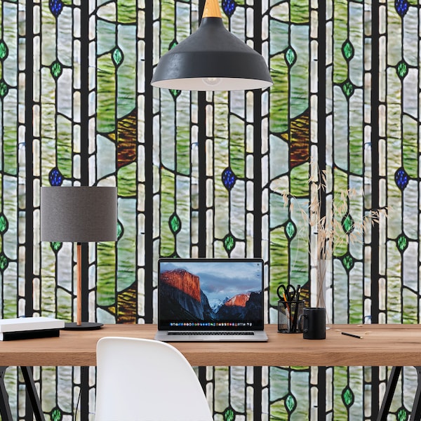 Curated visual reference: Gallery Detail: Stained Glass Wallpaper