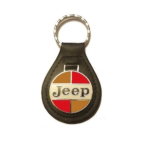 Hudson Leather Keychain Fob – Stitched Genuine Leather, 'Nice' Detail, Premium Quality