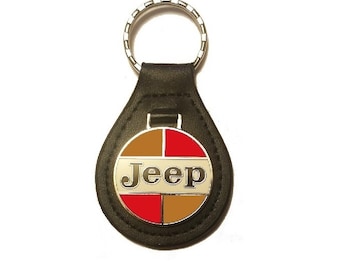 Kaiser Jeep Keychain - Leather Fob
