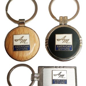 AMERICAN MOTORS - Custom Key Ring (Free Engraving)