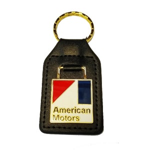 American Motors Keychain - Leather Fob