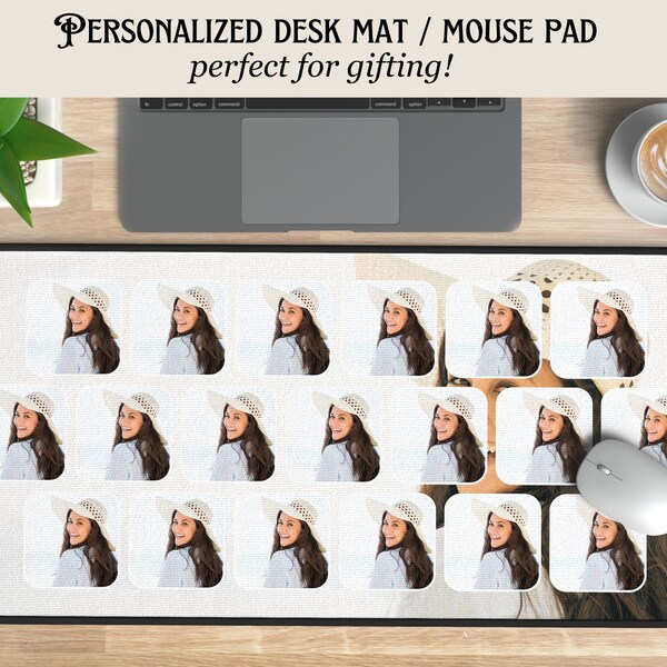 Personalized Desk Pad,Custom Desk Mat, Custom Gaming Mouse Pad, Large XL XXL Desk Mat, Gamer Gift, Father's Day Gift, Personalized Gift