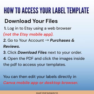 Niimbot Peptide Label Template, Retatrutide Peptide Label, Editable Niimbot Custom Peptide Label, 3ml Peptide Vial Label, Canva Template image 13
