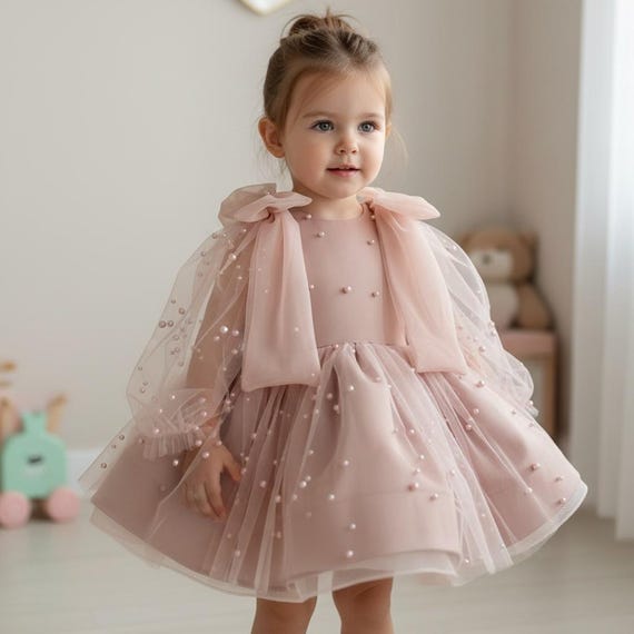 handmade baby birthday dresses Berry First Birthday Dress main image 1