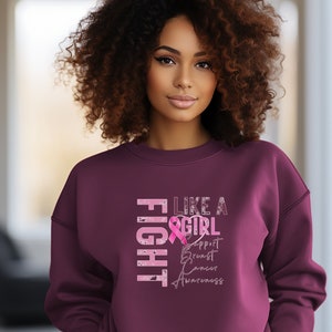 Fight like a girl sweatshirt discount
