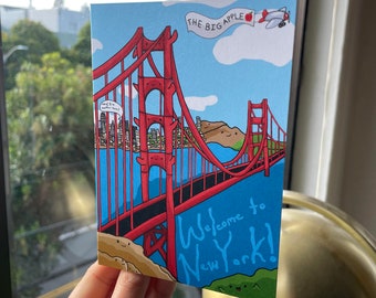 Golden Gate Bridge Blank Card