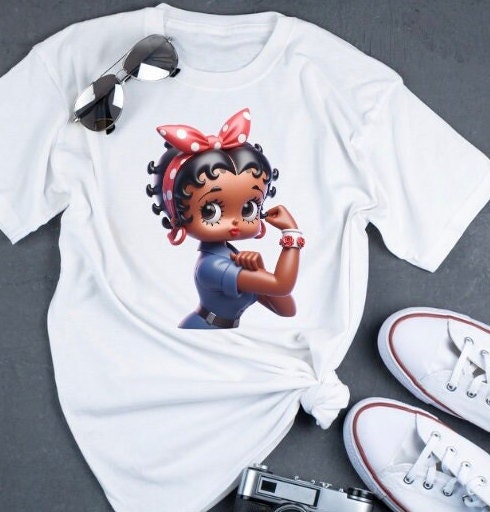 Betty Boop Riveter Black Betty Boop Download, Betty Boop PNG, Bettyboop Png, Betty Boop ...
