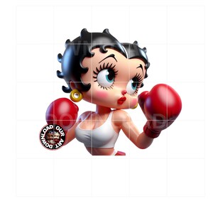 Urban t-shirt png, PNG Black Betty Boop, Tumbler Betty Boop, Personalize Tumbler Wrap Betty Boop, streetwear png image 10