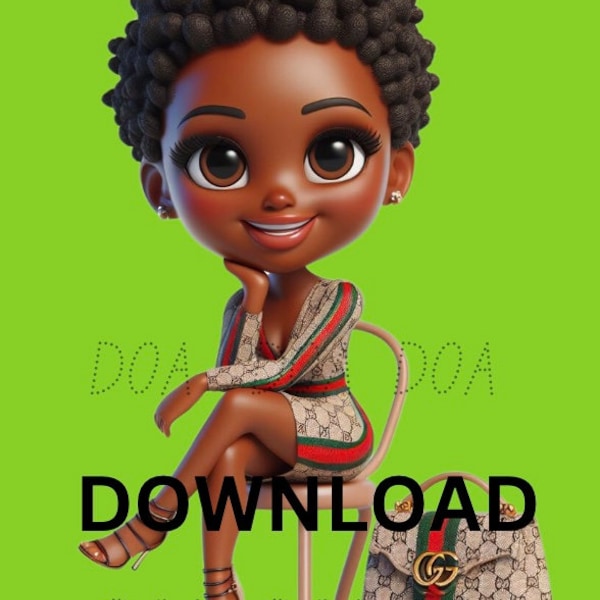 Cute afro girl png, brown-girl png, black girl curvy png, Designer Purse PNG, Purse Png, Tumbler Purse, Png, Purse Tumbler PNG,