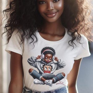 Hip Hop Betty Boop Download Betty Boops PNG Betty Boop Sublimation Design streetwear design betty boo png sticker png Sublimation dtf png