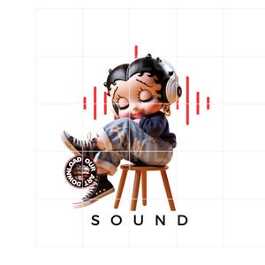 Urban t-shirt png, PNG Black Betty Boop, Tumbler Betty Boop, Personalize Tumbler Wrap Betty Boop, streetwear png image 6