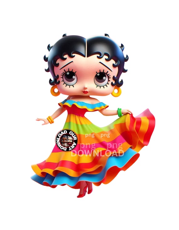 Spanish Girl PNG Cinco De Mayo De Shirt PNG Sublimation Png Spanish Teacher  Png Cinco De Mayo Party Mexican Senorita Png Betty Boop Designs - Etsy