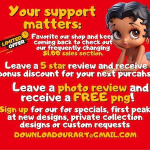 Melanin Betty Boop dtf png Streetwear tshirt design png Boop Download Betty Boop png high resolution Tumbler Curvy woman diva mom gift b1 image 4