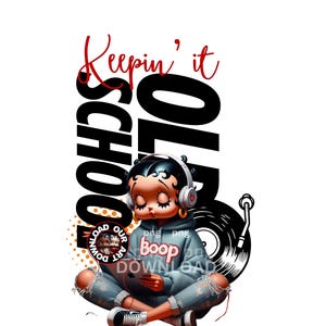 Retro png tshirt design png Boop Download Betty Boop PNG Betty Boop design Png Betty powerful black girl png retro comic