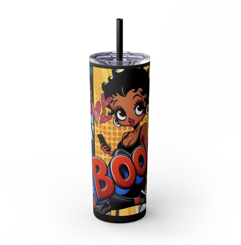 Melanin Betty Boop dtf png Streetwear tshirt design png Boop Download Betty Boop png high resolution Tumbler Curvy woman diva mom gift b1 image 5