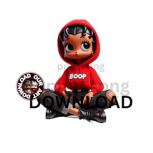 Png schwarz Betty Boop, Png Betty Boop, Png Betty Boop, Sublimation, BettyBoop, png Betty Boop, Betty Boo, schwarze Betty Boop PNG, Becher Betty Boop