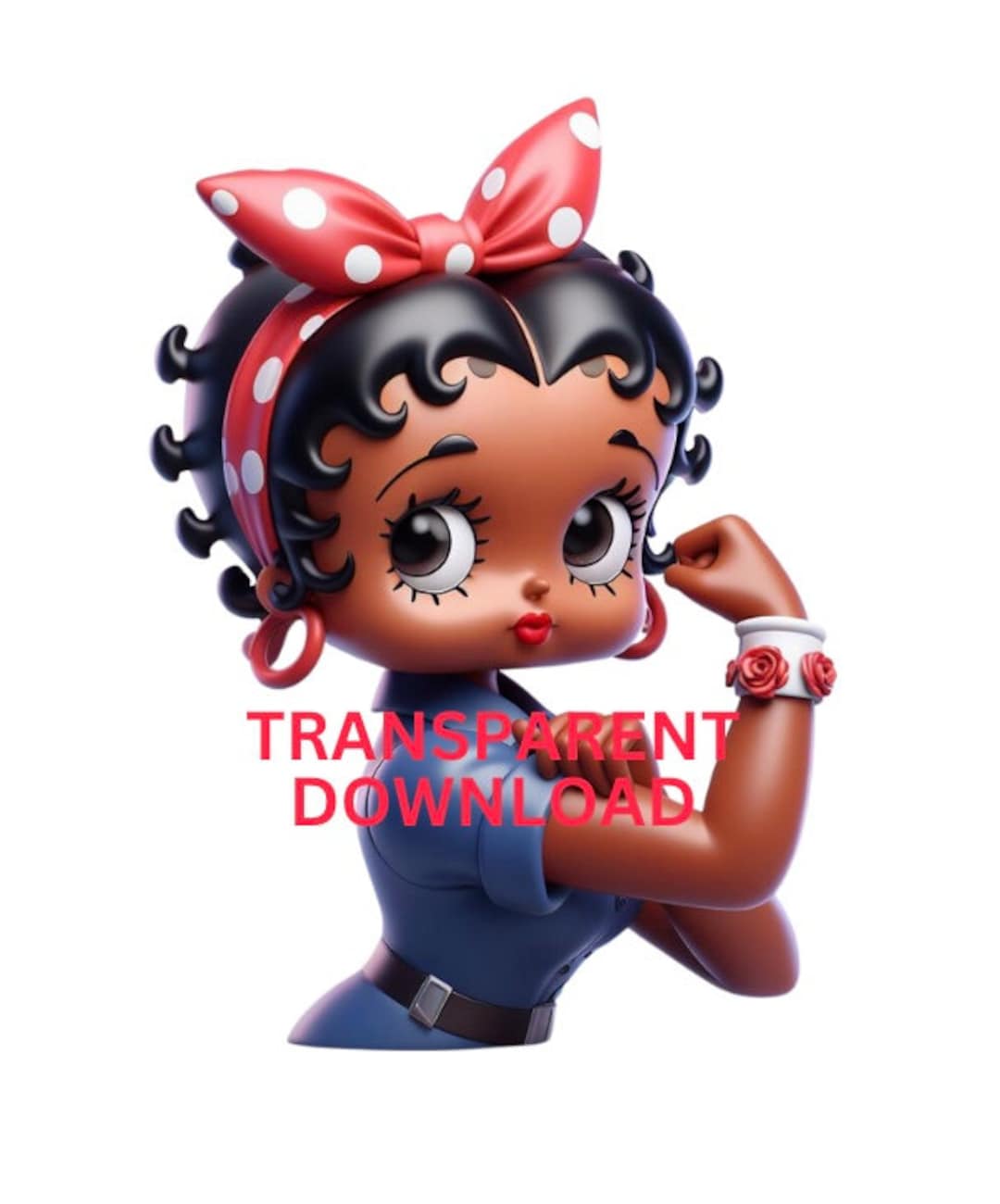 Black Betty Boop Download 3D Black Betty Boop PNG Betty Boop Png