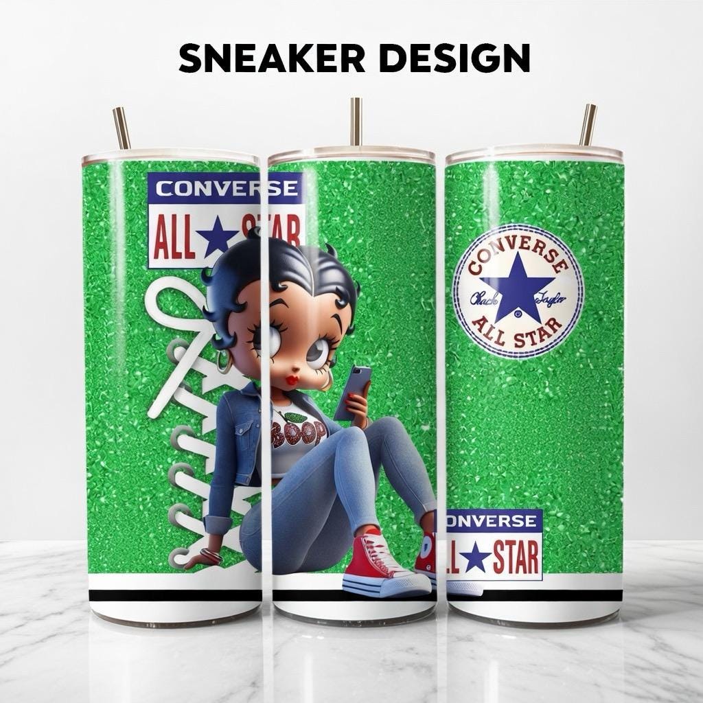 Betty Boop Converse - Etsy