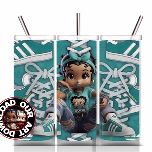Designer tumbler png Betty Boop Purse Tumbler wrap PNG purse design png 20oz tumbler png sublimation motivation gift png image 10